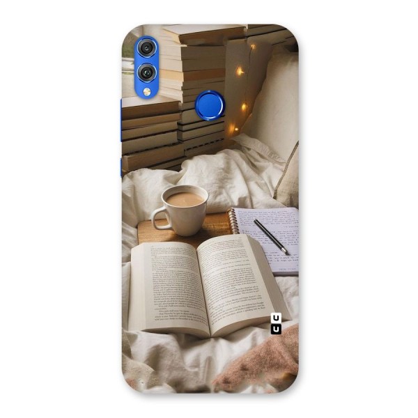 Coffee And Books Back Case for Honor 8X