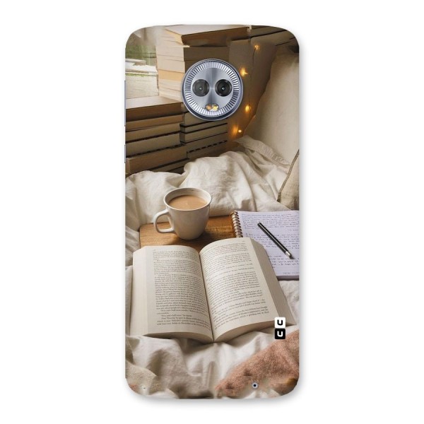 Coffee And Books Back Case for Moto G6 Plus