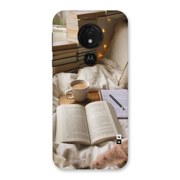 Coffee And Books Back Case for Moto G7 Power