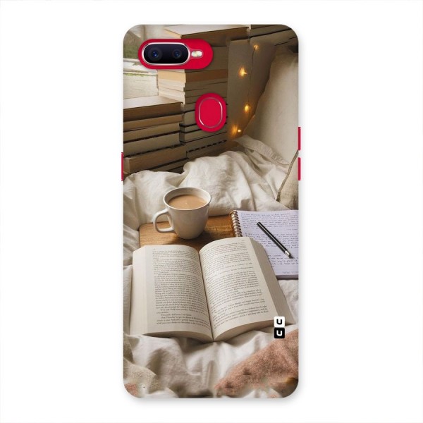 Coffee And Books Back Case for Oppo F9 Pro