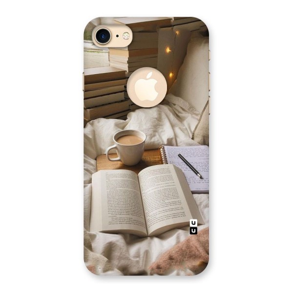 Coffee And Books Back Case for iPhone 7 Logo Cut