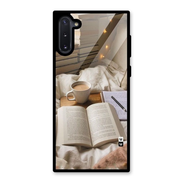 Coffee And Books Glass Back Case for Galaxy Note 10