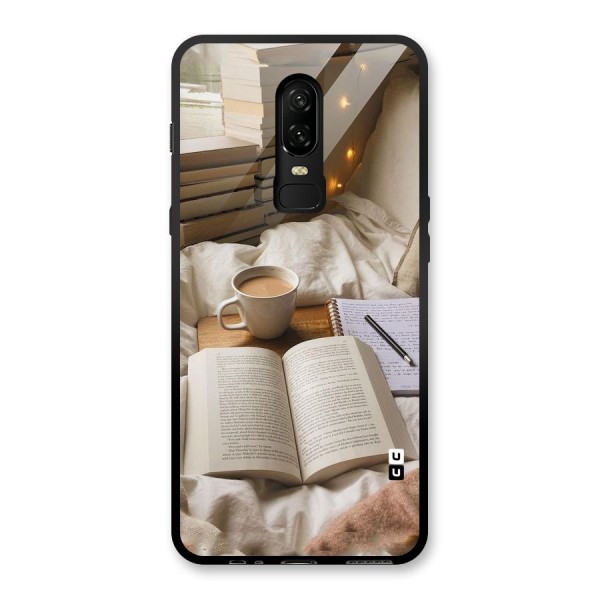 Coffee And Books Glass Back Case for OnePlus 6