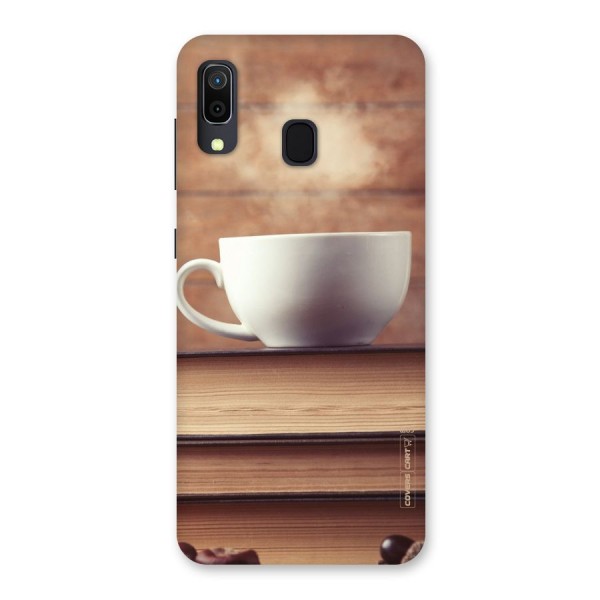 Coffee And Bookworm Back Case for Galaxy A20
