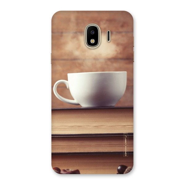 Coffee And Bookworm Back Case for Galaxy J4
