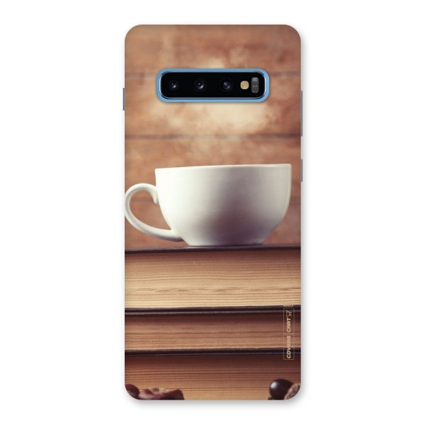 Coffee And Bookworm Back Case for Galaxy S10 Plus