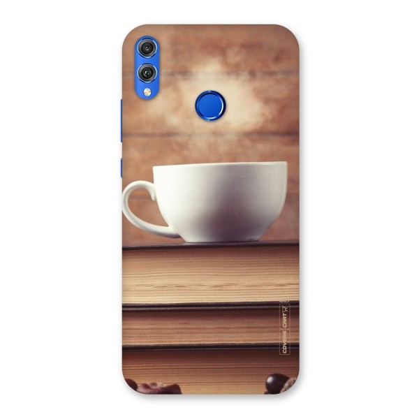 Coffee And Bookworm Back Case for Honor 8X