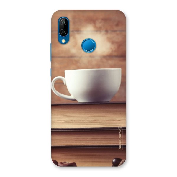 Coffee And Bookworm Back Case for Huawei P20 Lite