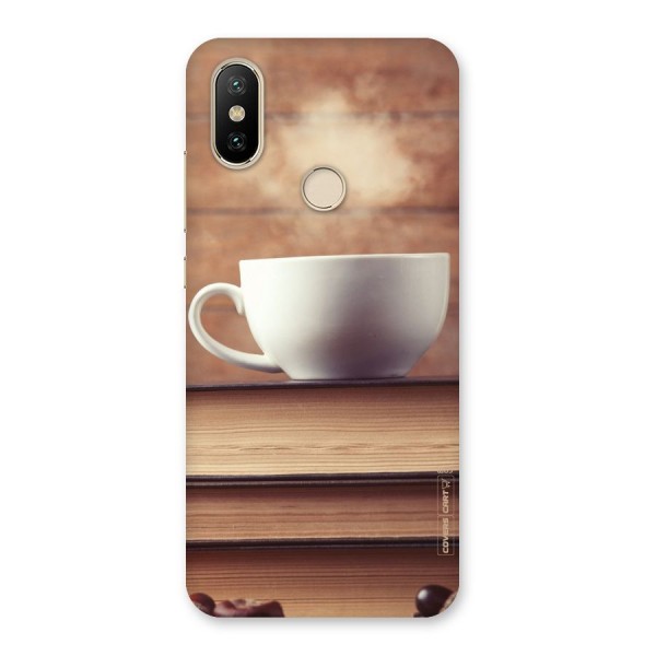 Coffee And Bookworm Back Case for Mi A2