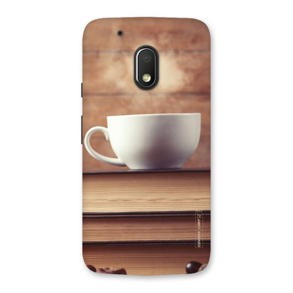 Coffee And Bookworm Back Case for Moto G4 Play
