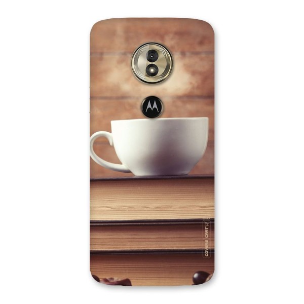 Coffee And Bookworm Back Case for Moto G6 Play