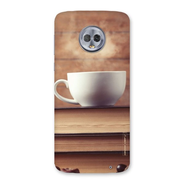 Coffee And Bookworm Back Case for Moto G6 Plus