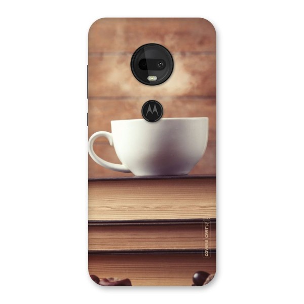 Coffee And Bookworm Back Case for Moto G7