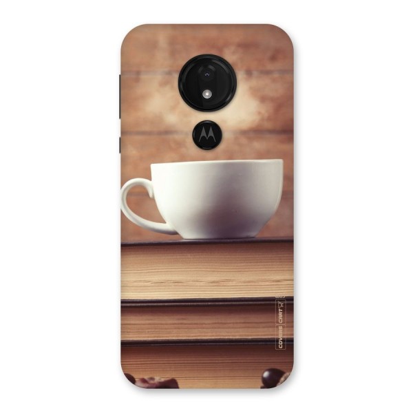 Coffee And Bookworm Back Case for Moto G7 Power