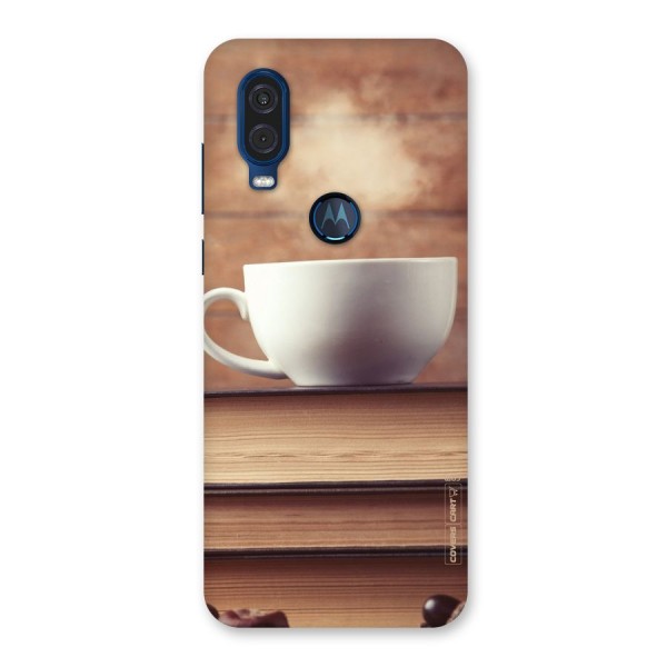 Coffee And Bookworm Back Case for Motorola One Vision