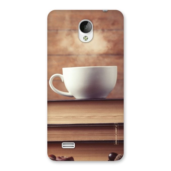 Coffee And Bookworm Back Case for Vivo Y21