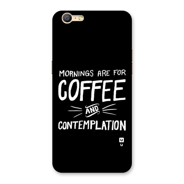 Coffee And Contemplation Back Case for Oppo A39