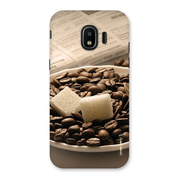 Coffee And Sugar Cubes Back Case for Galaxy J2 Pro 2018