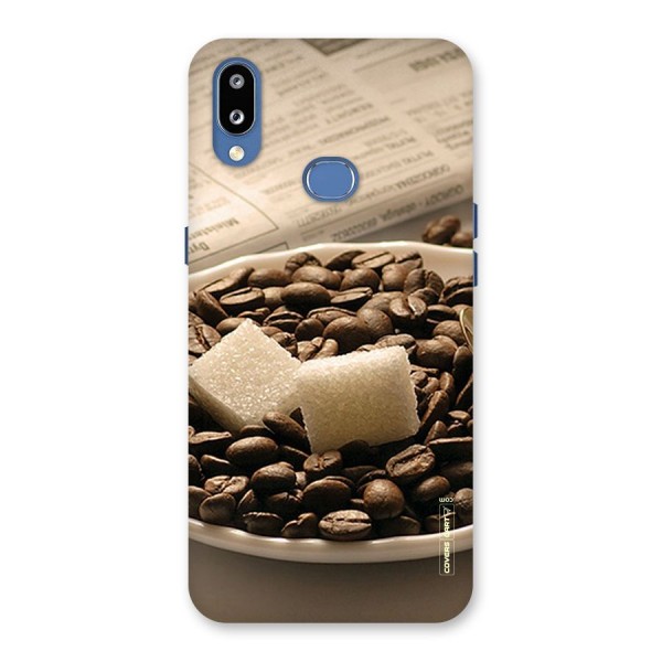 Coffee And Sugar Cubes Back Case for Galaxy M01s