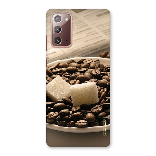 Coffee And Sugar Cubes Back Case for Galaxy Note 20