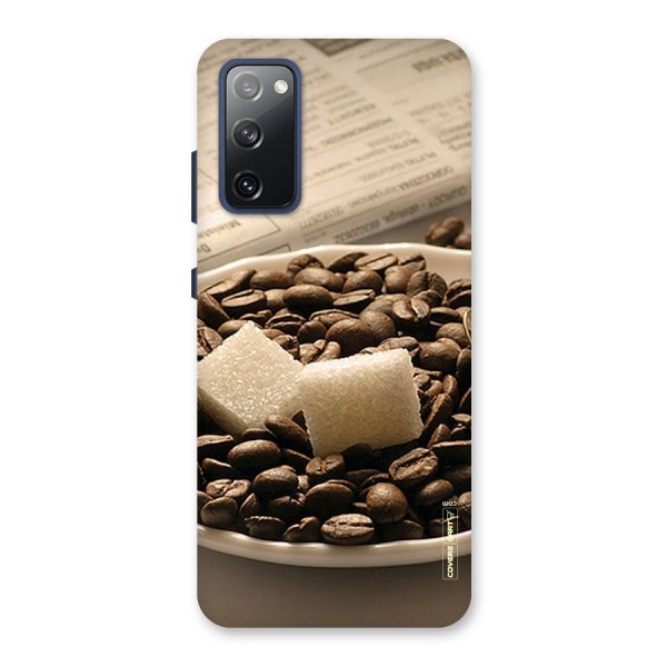 Coffee And Sugar Cubes Back Case for Galaxy S20 FE