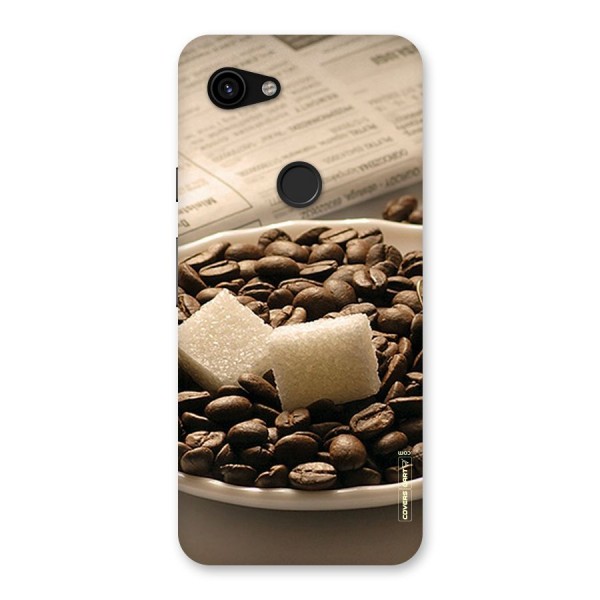 Coffee And Sugar Cubes Back Case for Google Pixel 3a