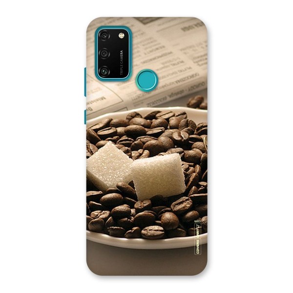 Coffee And Sugar Cubes Back Case for Honor 9A