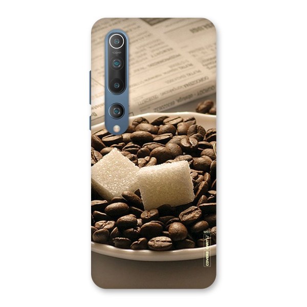 Coffee And Sugar Cubes Back Case for Mi 10