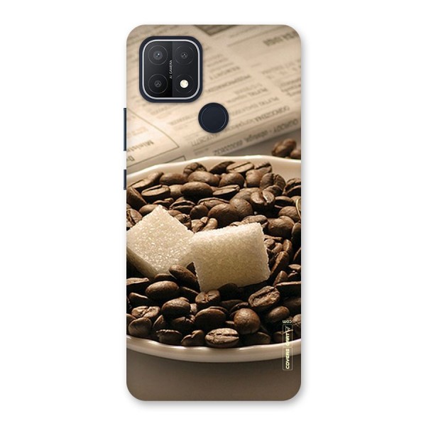 Coffee And Sugar Cubes Back Case for Oppo A15