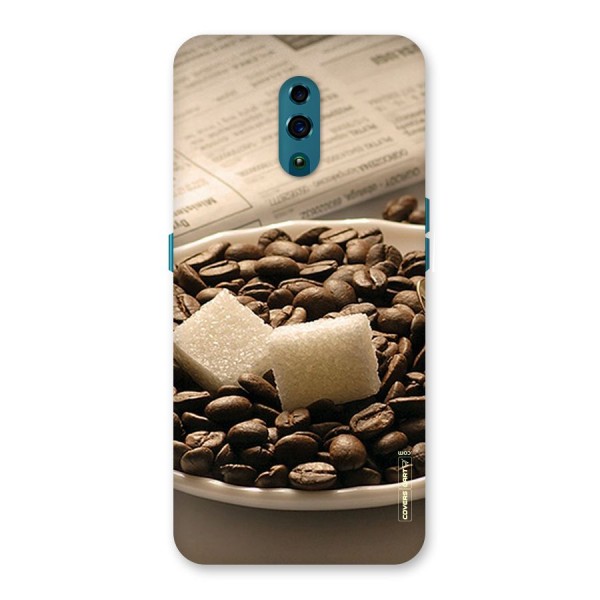 Coffee And Sugar Cubes Back Case for Oppo Reno