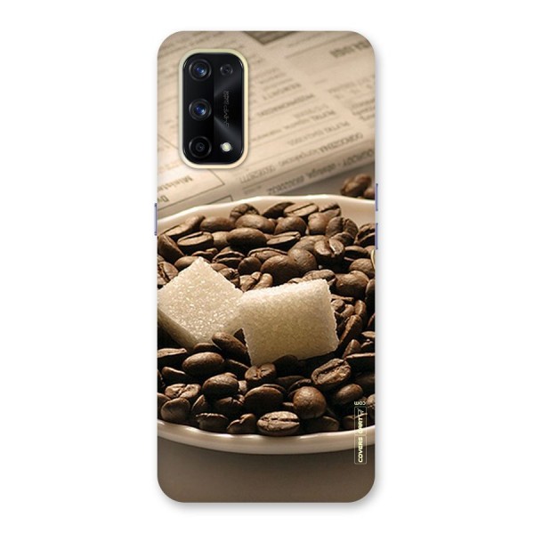 Coffee And Sugar Cubes Glass Back Case for Realme X7 Pro