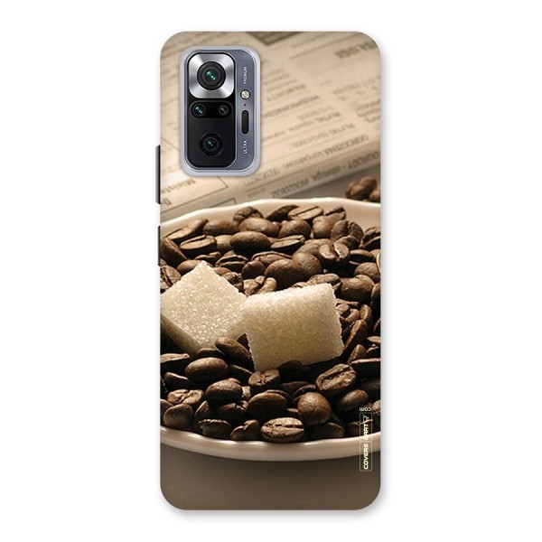 Coffee And Sugar Cubes Back Case for Redmi Note 10 Pro Max