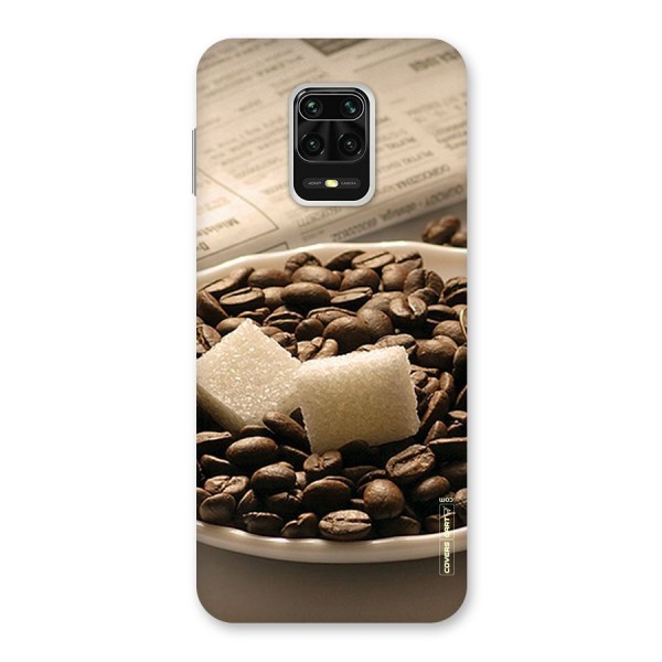 Coffee And Sugar Cubes Back Case for Redmi Note 9 Pro Max