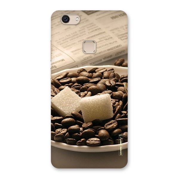 Coffee And Sugar Cubes Back Case for Vivo V7