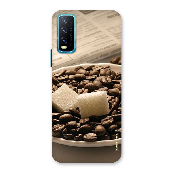 Coffee And Sugar Cubes Back Case for Vivo Y20i