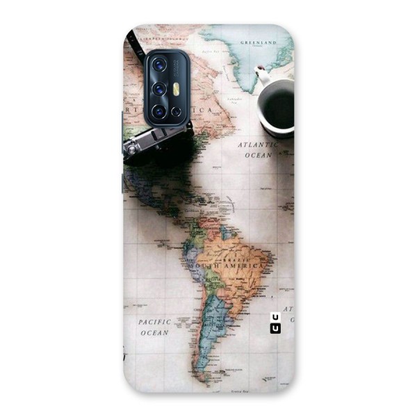 Coffee And Travel Back Case for Vivo V17