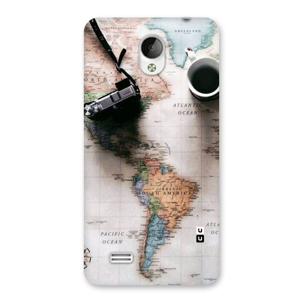 Coffee And Travel Back Case for Vivo Y21