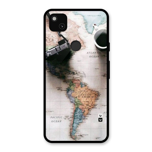 Coffee And Travel Glass Back Case for Google Pixel 4a