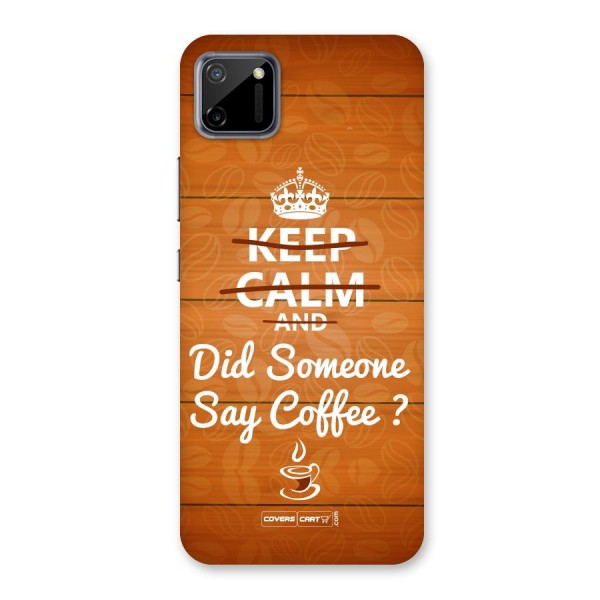 Coffee Ardour Back Case for Realme C11