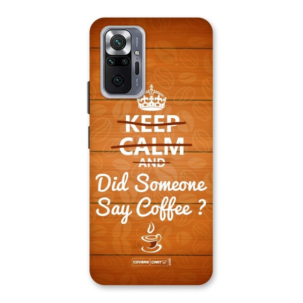 Coffee Ardour Back Case for Redmi Note 10 Pro