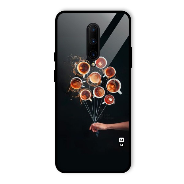 Coffee Balloon Glass Back Case for OnePlus 7 Pro