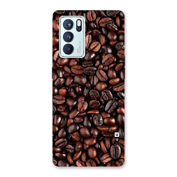 Coffee Beans Texture Back Case for Oppo Reno6 Pro 5G