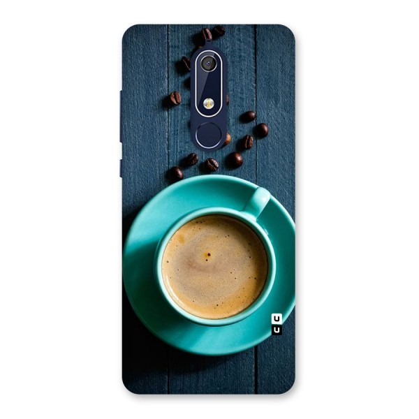 Coffee Beans and Cup Back Case for Nokia 5.1