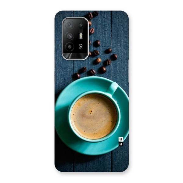 Coffee Beans and Cup Back Case for Oppo F19 Pro Plus 5G