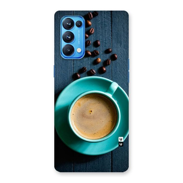 Coffee Beans and Cup Back Case for Oppo Reno5 Pro 5G