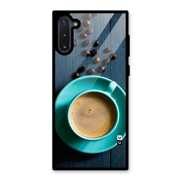 Coffee Beans and Cup Glass Back Case for Galaxy Note 10
