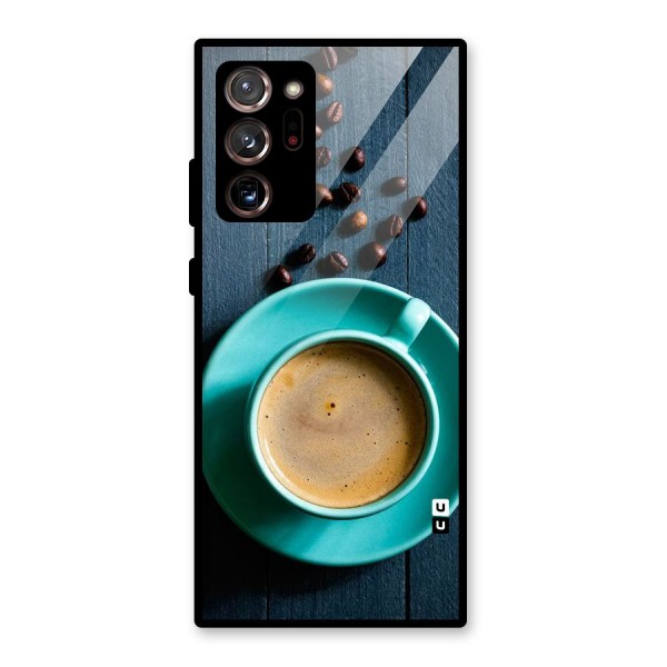 Coffee Beans and Cup Glass Back Case for Galaxy Note 20 Ultra