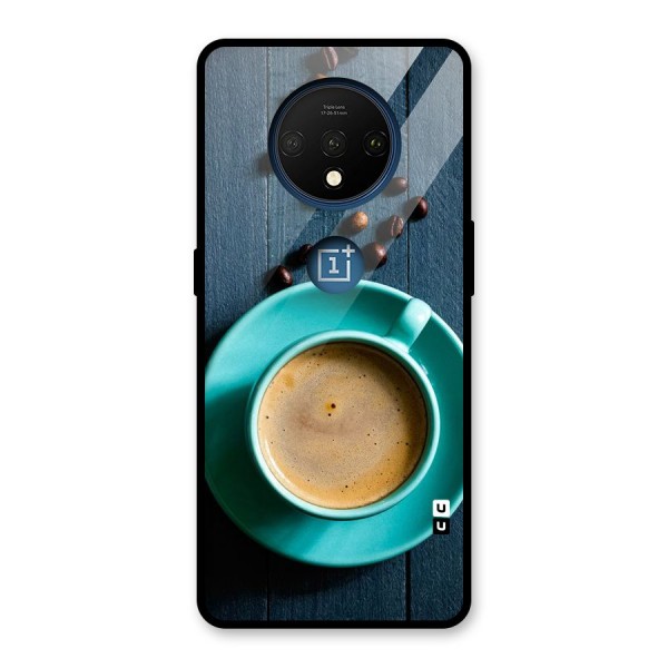 Coffee Beans and Cup Glass Back Case for OnePlus 7T