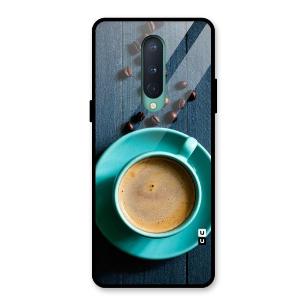 Coffee Beans and Cup Glass Back Case for OnePlus 8