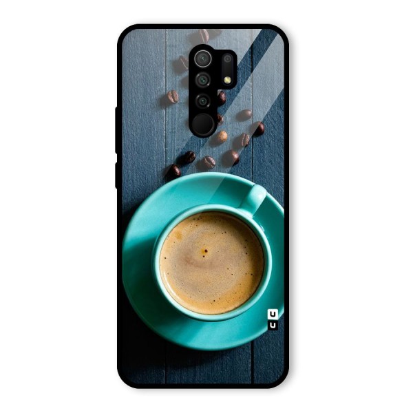 Coffee Beans and Cup Glass Back Case for Poco M2